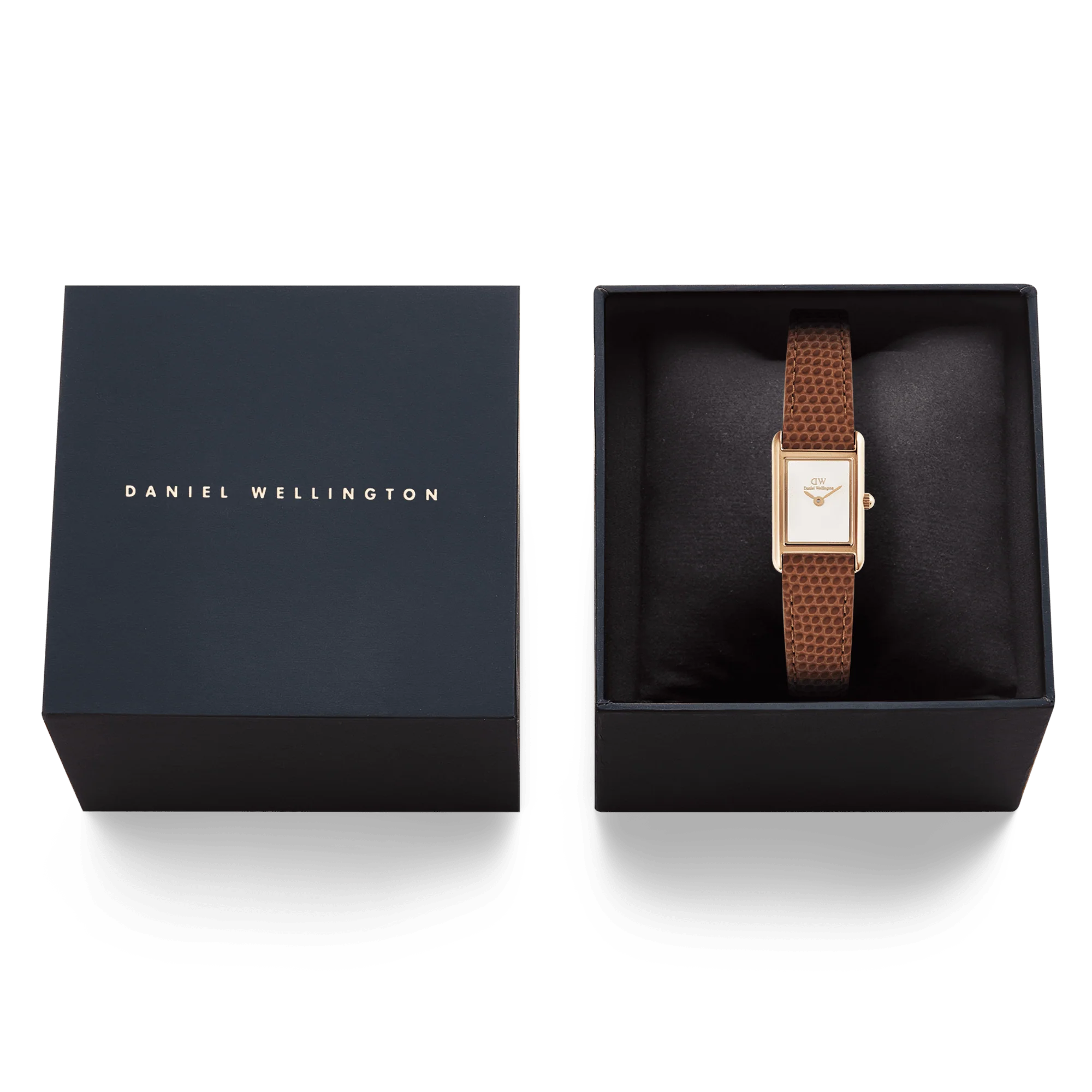Bound Mini Light Brown Lizard Rose Gold - Image 6