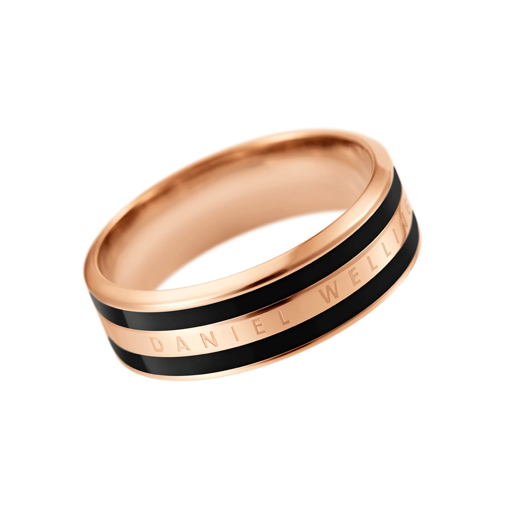 Emalie Ring Rose Gold Black - Image 5